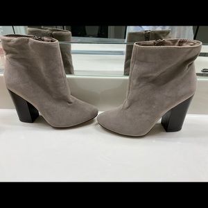 High heel booties